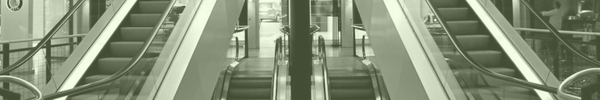Escalators d'un centre commercial