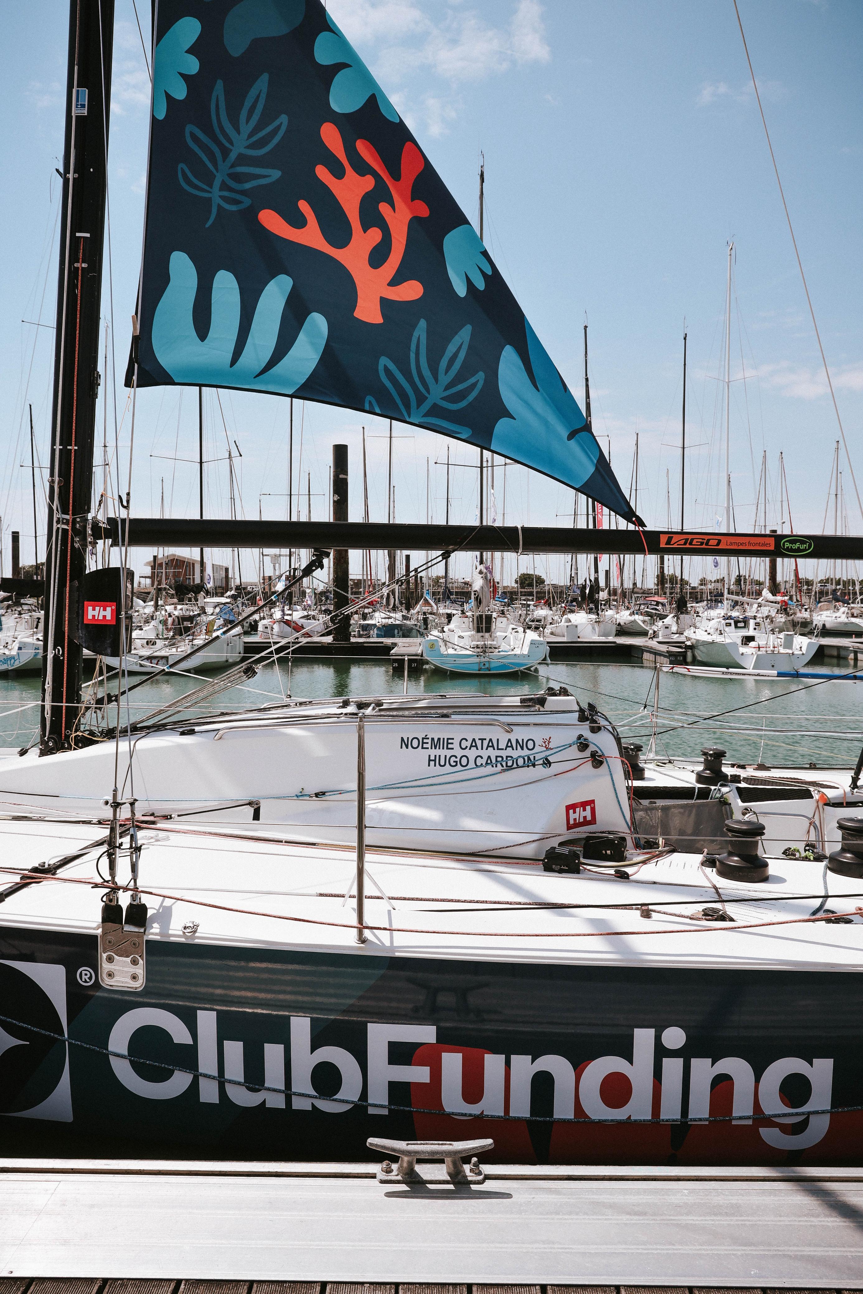 ClubFunding annonce son partenariat avec la skippeuse française Noémie Catalano.