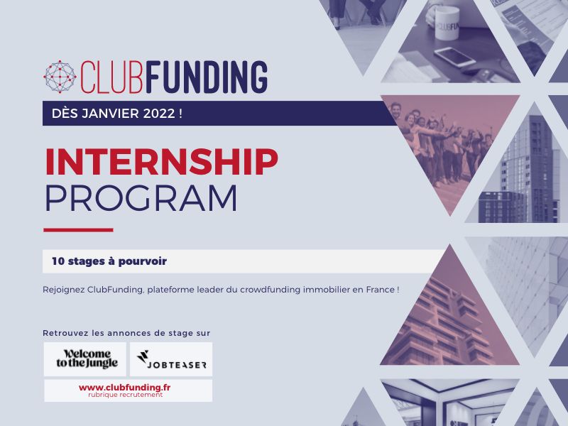 ClubFunding lance la première édition de son "Internship Program" à destination de jeunes talents !