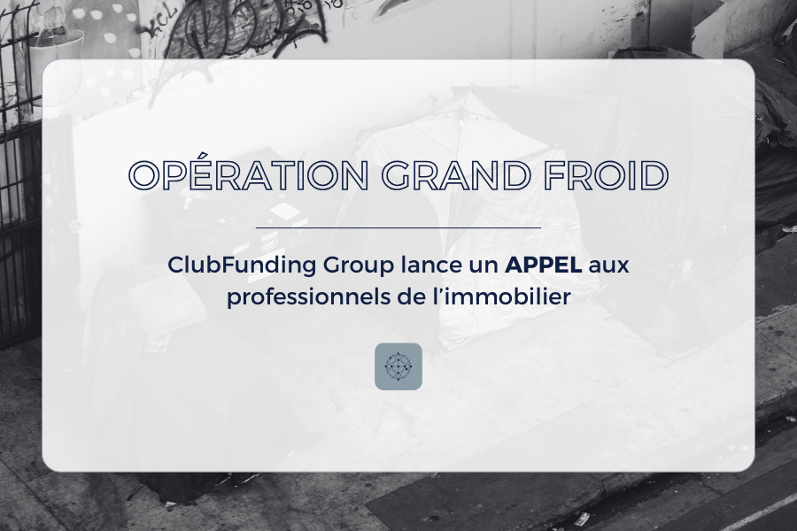 Opération grand froid : ClubFunding lance un appel !